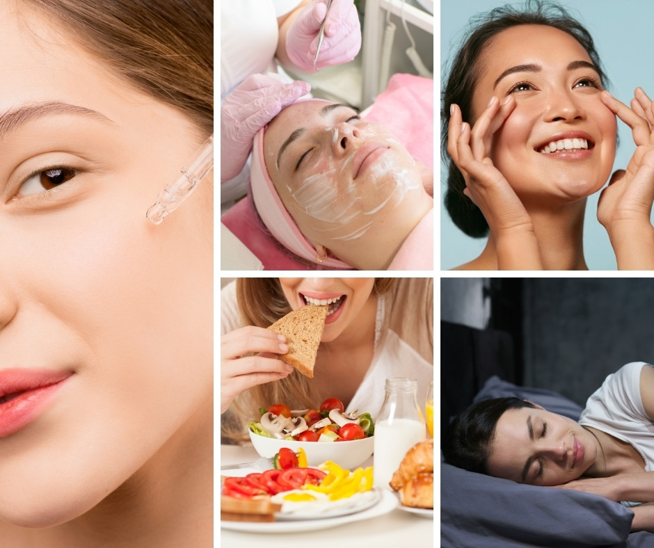 Hình minh họa 5 bước để có khuôn mặt baby đơn giản tại nhà