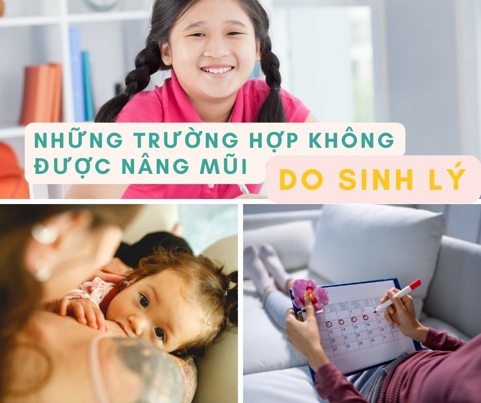 Những trường hợp không được nâng mũi do yếu tố sinh lý