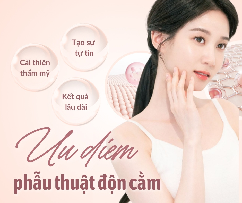 Ưu điểm của phẫu thuật độn cằm 2025