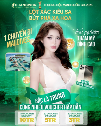 viện thẩm mỹ changwon - thương hiệu mạnh quốc gia 2025